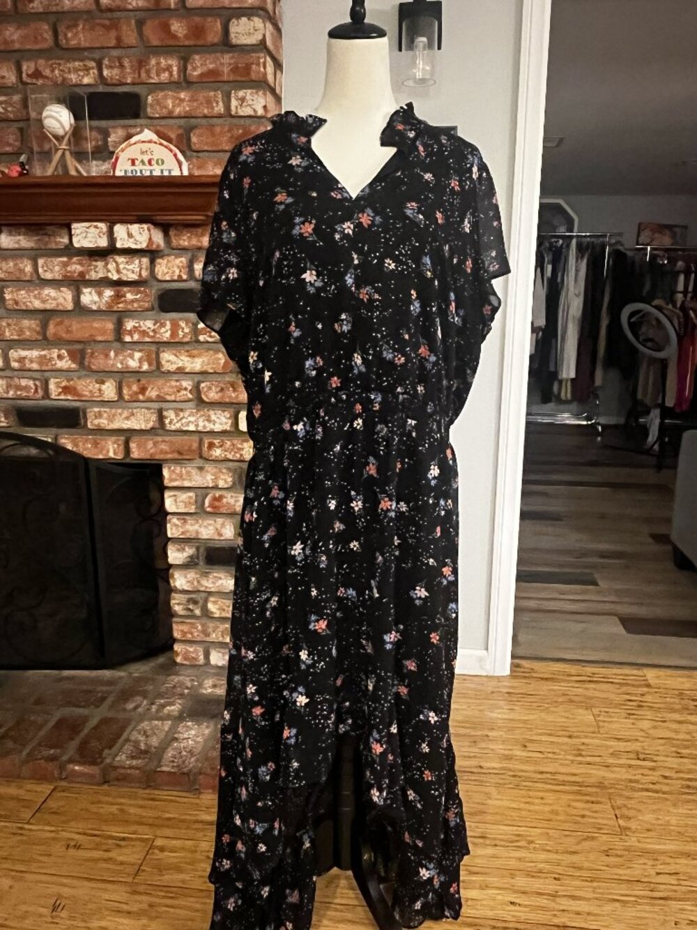 ✨ 1.STATE Floral High-Low Dress Size 2X | Effortless Romantic Chic ✨